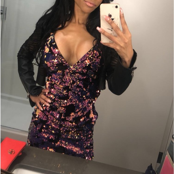 Sparkly iridescent party dress size S  SHOP17 - Picture 1 of 5